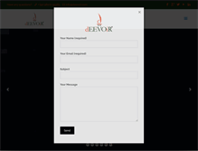 Tablet Screenshot of deevoir.com